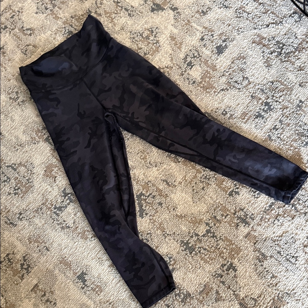 P’tula Stealth Black Camouflage Leggings